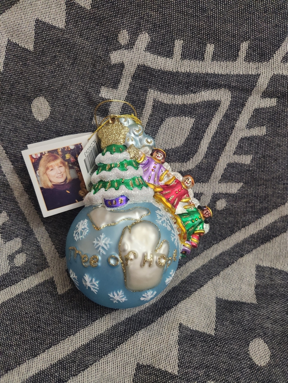 US Capitol 2001 Holiday Tree Of Hope Michigan Christmas Ornament Margaret Cobane